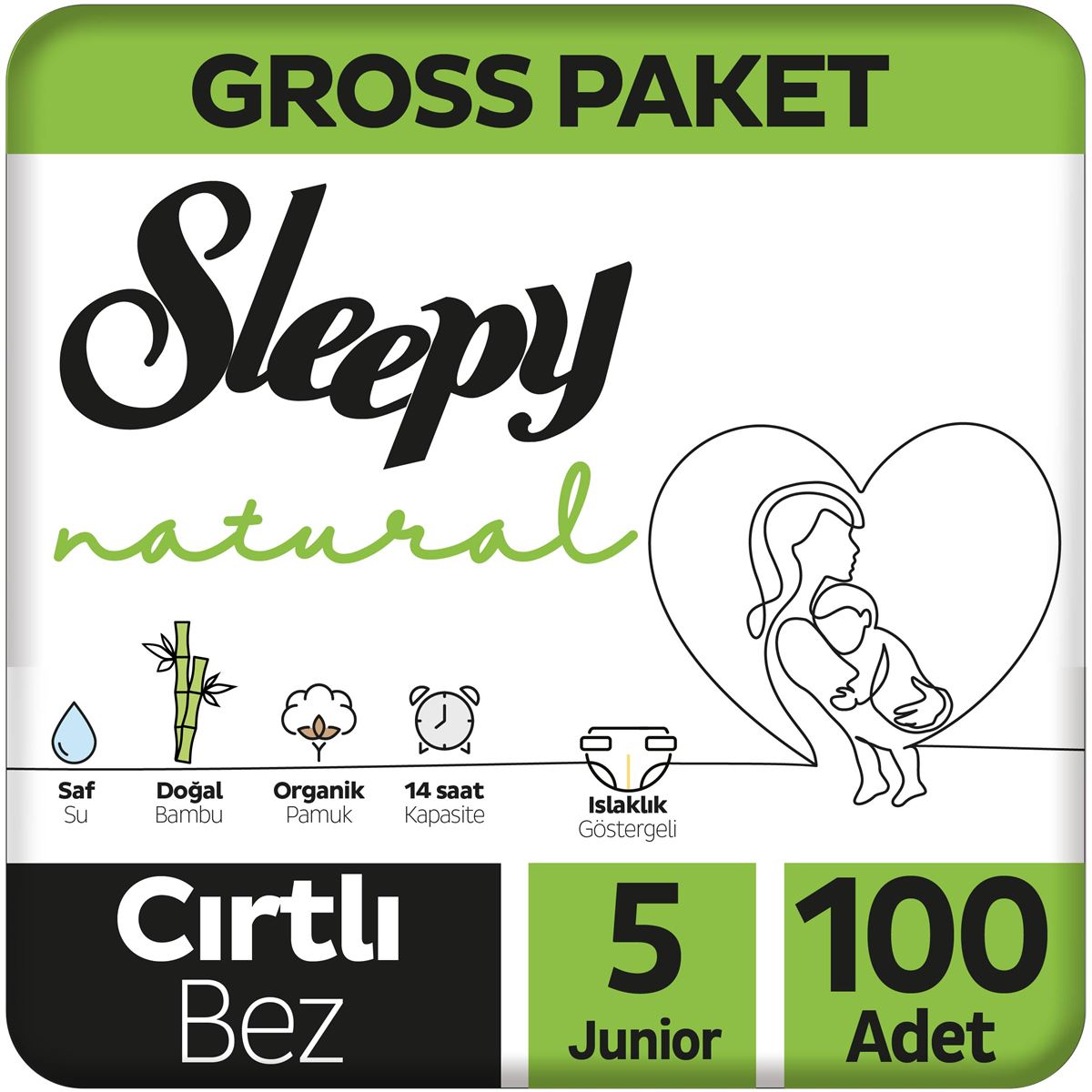 SLEEPY NATURAL GROSS KLT JUNIOR 100 ADET