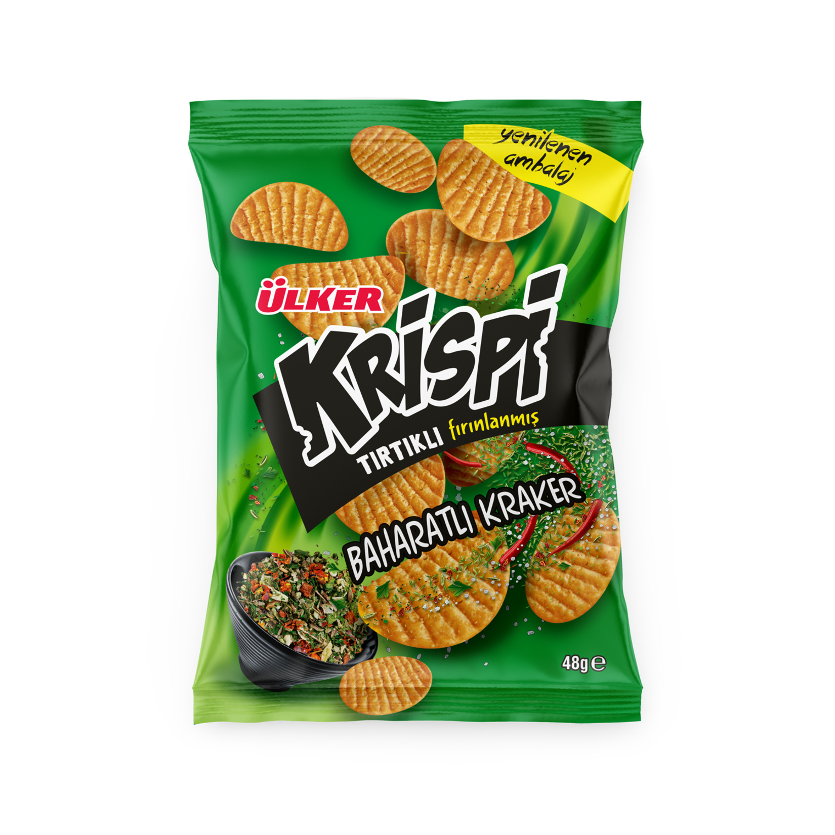ÜLKER KRİSPİ BAHARATLI TIRTIKLI 48 GR