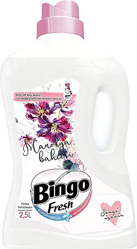 BİNGO FRESH 2,5 LT MANOLYA BAHÇ.YÜZEY TEMİZLEYİCİ