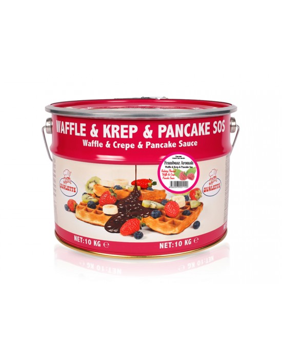 OVALETTE 10KG FRAMBUAZ WAFFLE SOSU