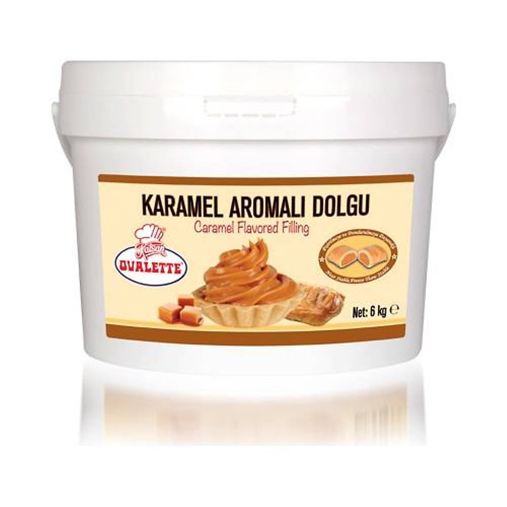 OVALETTE 6KG KARAMEL DOLGU P.KREMASI