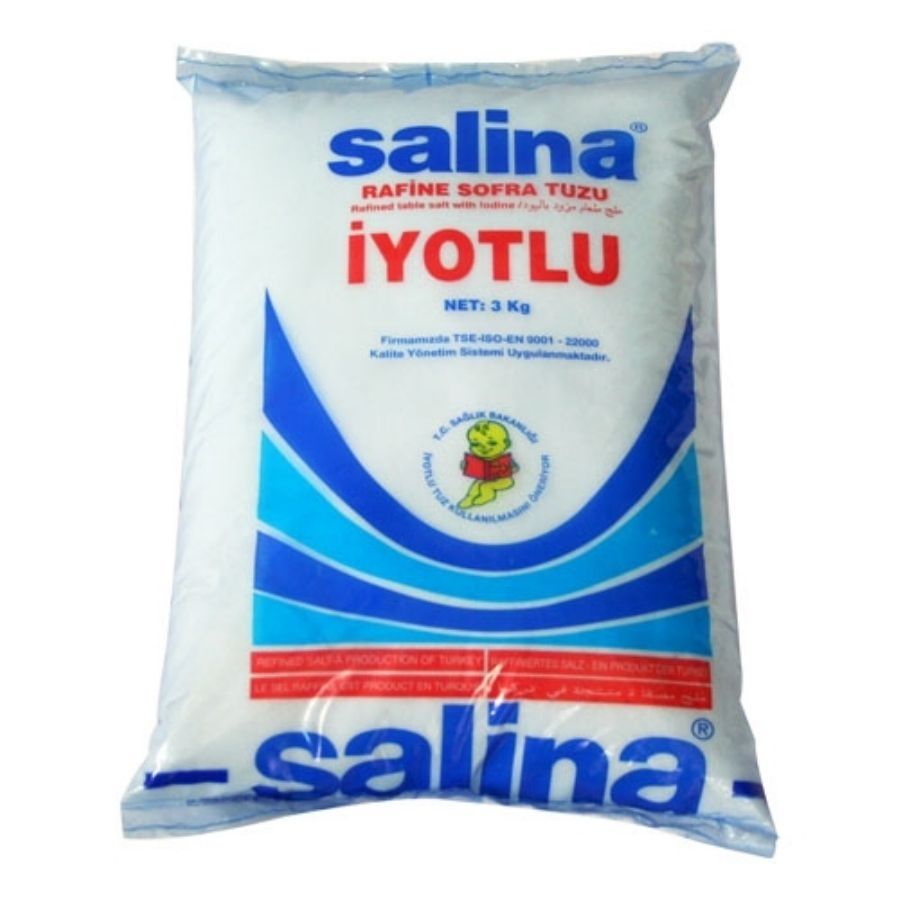 SALİNA TUZ 3KG İYOTLU