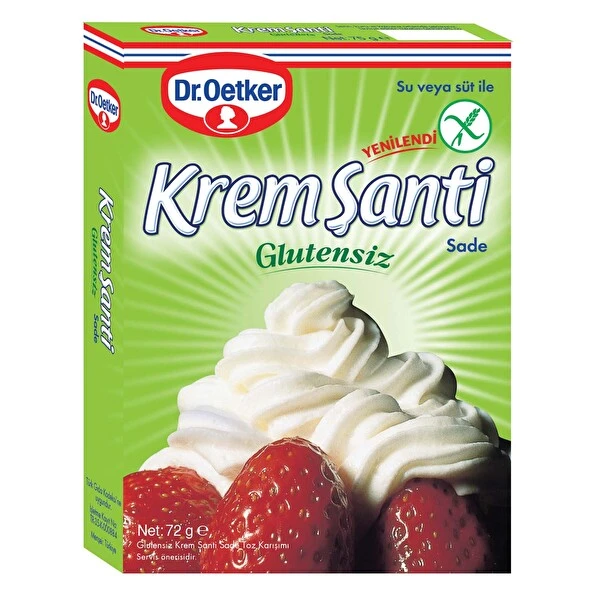 DR.OET.GLUTENSİZ KREM ŞANTİ OTP 72 GR