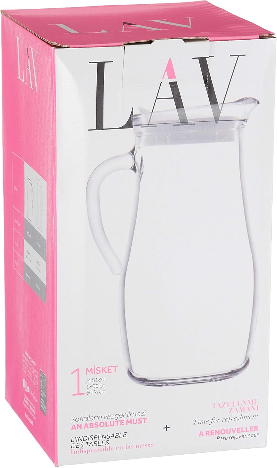 LAV MİSKET KAPAKLI SURAHİ-6 (MIS180)