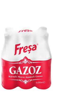 FREŞA SADE GAZOZ 200 ML 6 ADET
