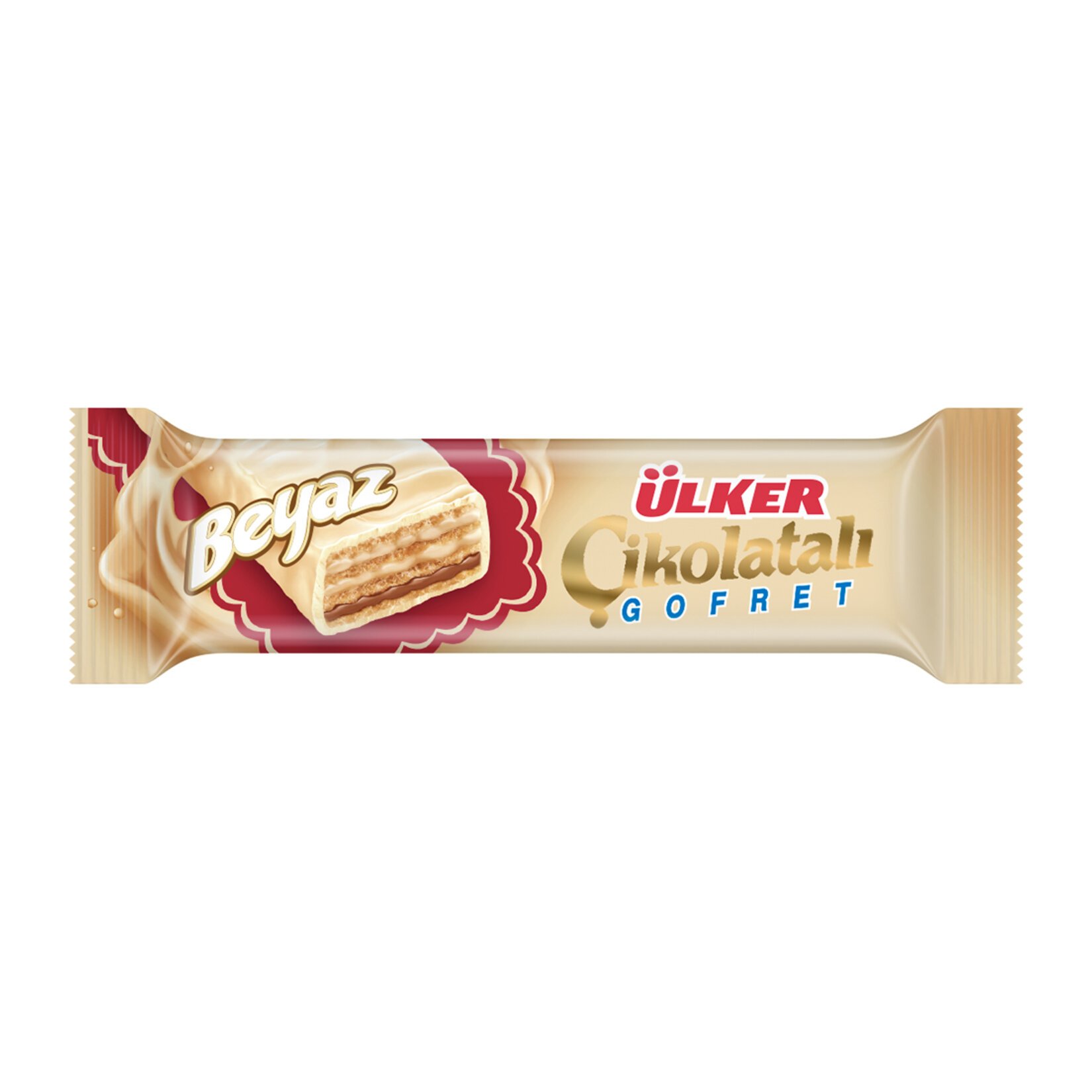 ÜLKER ÇİK. GOFRET BEYAZ  35 GR