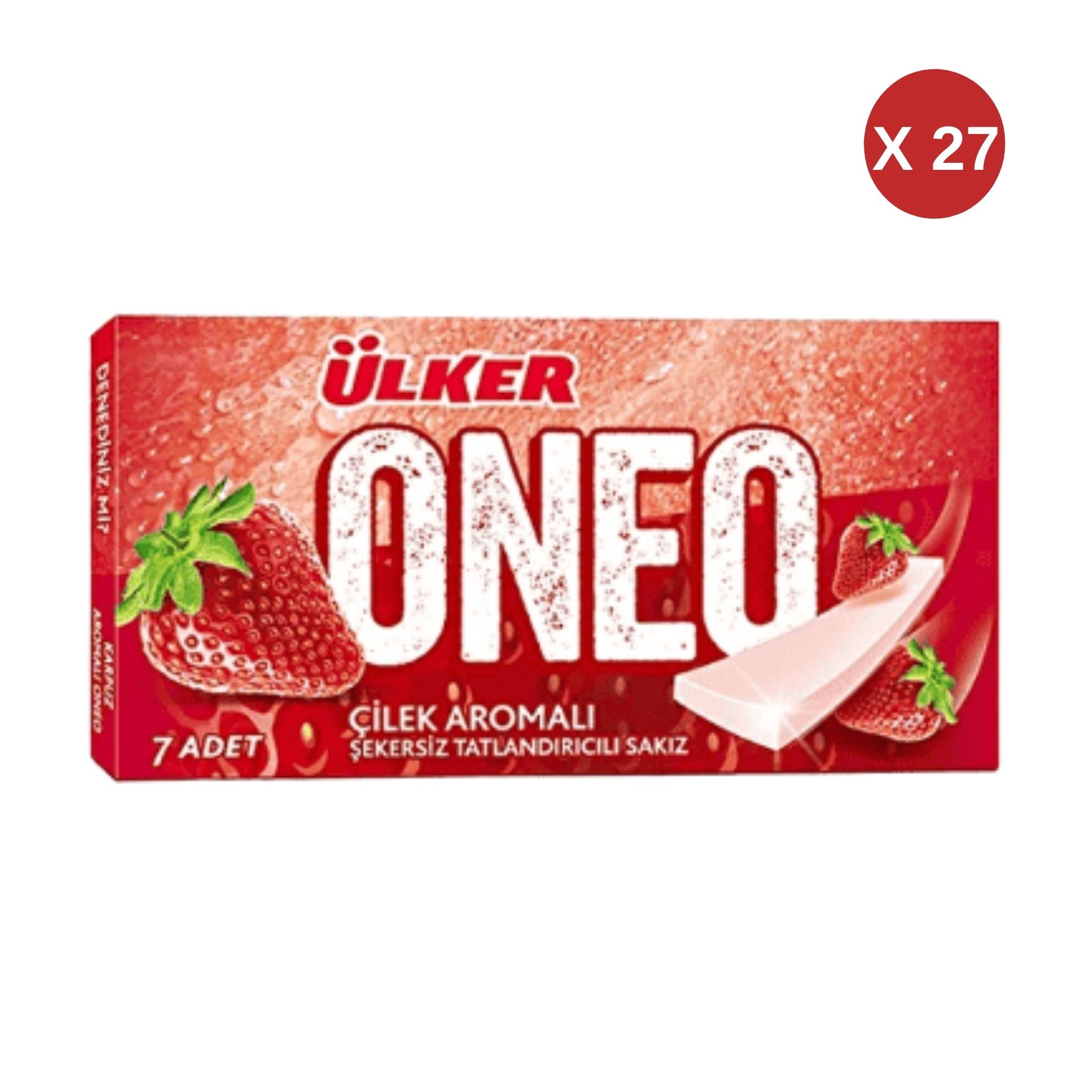 ÜLKER ONEO SLİMS 14 GR SAKIZ KARPUZ AROMALI (27 ADET)