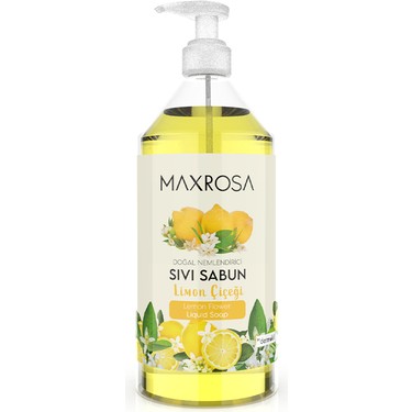 MAXROSA SIVI SABUN 750 ML LİMON ÇİÇEĞİ