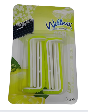 WELLNAX KLİPS OTO FERAHLATICI LİMON 8GR