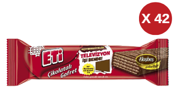 ETİ ÇİKOLATALI GOFRET 34 GR (42 ADET)