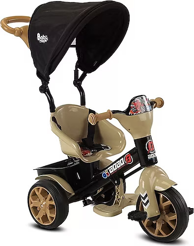 BABYHOPE BOBO SPEED TENTELİ BİSİKLET KAHVERENGİ (M)
