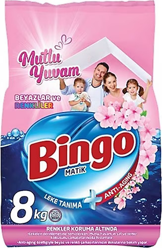 BİNGO MATİK BEYAZLAR VE RENKLİLER 8 KG 