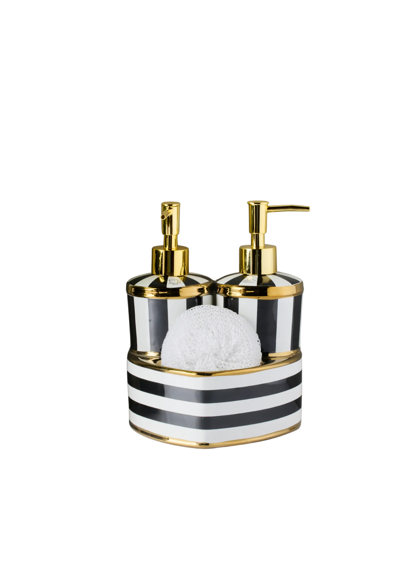 PEROTTİ 16711 MAURA NERO 2'Lİ PORS.SIVI SABUNLUK k