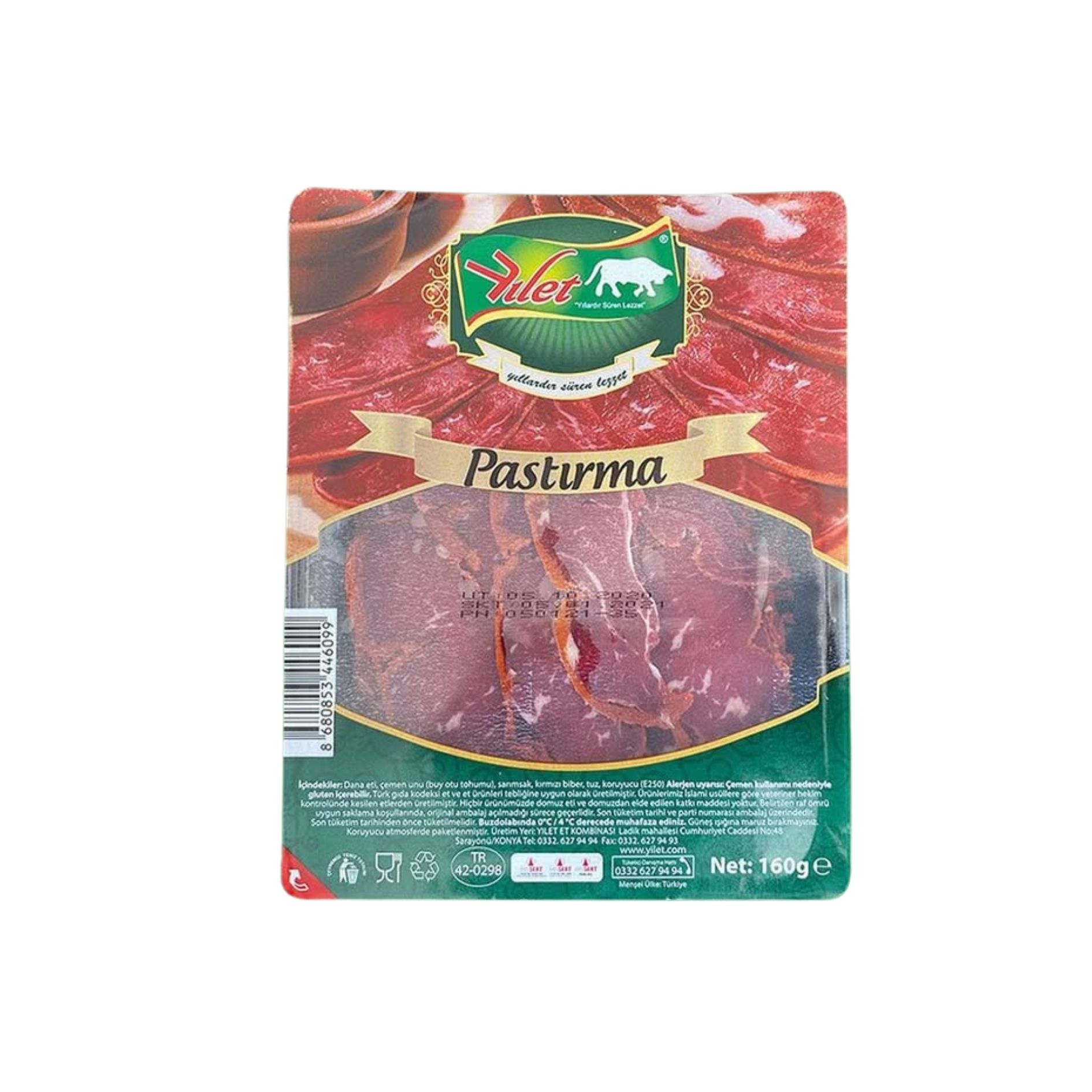 YILET PASTIRMA 160 GR