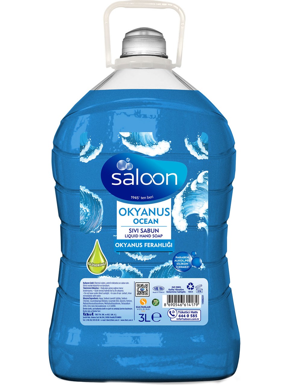 SALOON SIVI SABUN OKYANUS FERAHLIĞI 3 LT