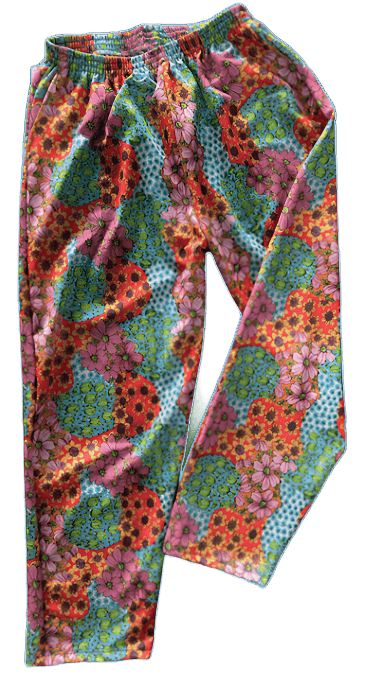 BAYAN ÇİÇEK DESENLİ CEPLİ TEK ALT