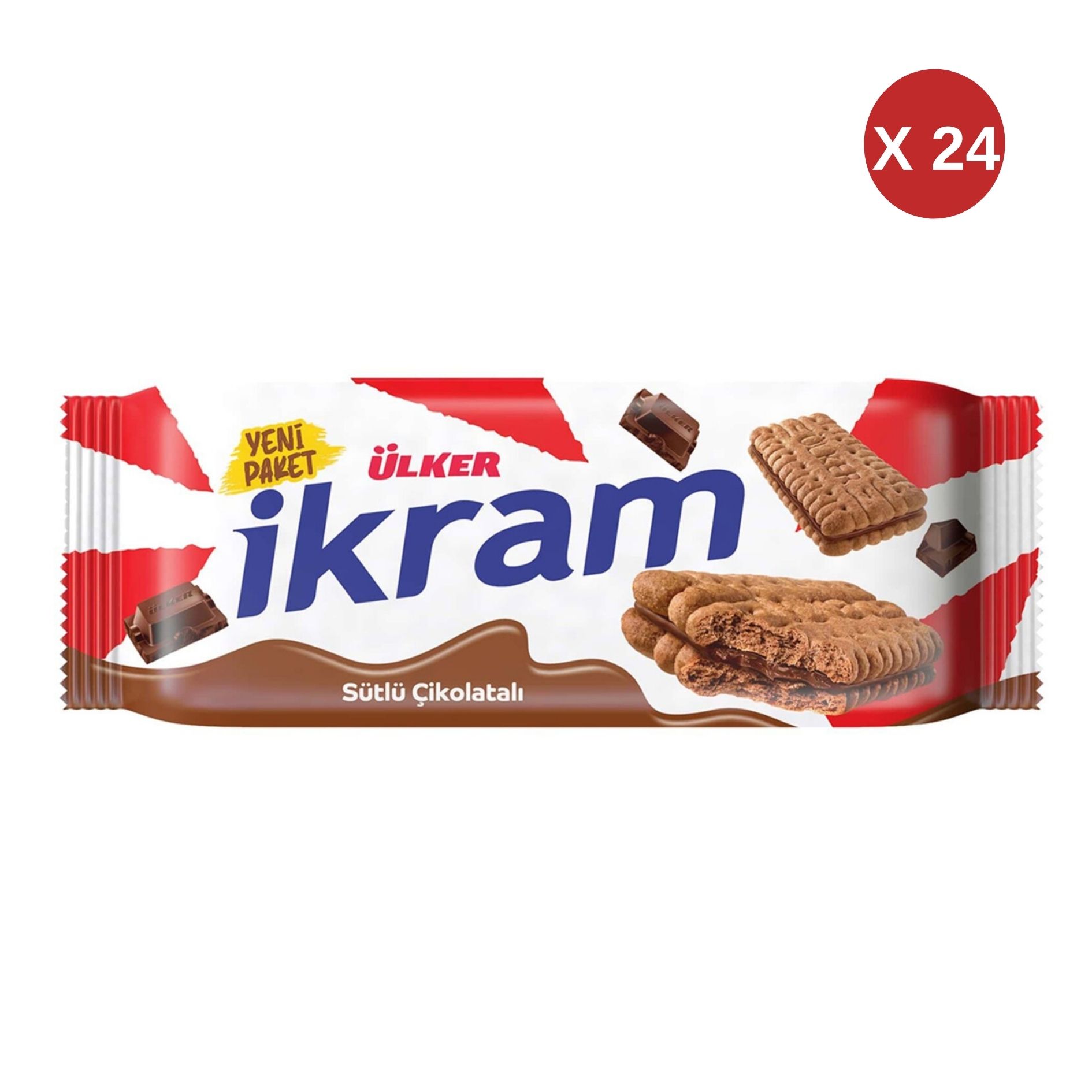 ÜLKER İKRAM ÇİKOLATALI 84 GR (24 ADET)
