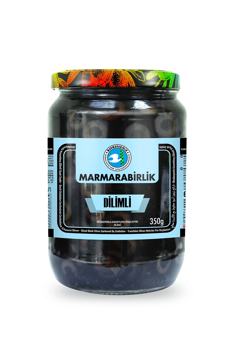 MARMARABİRLİK SİYAH DİLİMLİ ZEYTİN 350GR