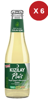 KIZILAY MEYVELİ YEŞİLÇAY LİMON 6 ADET