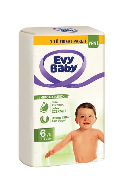 EVY BABY BEBEK BEZİ 3'LÜ FIRSAT NO:6 XL