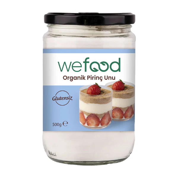 WEFOOD ORGANİK GLÜTENSİZ PİRİNÇ UNU 500 G