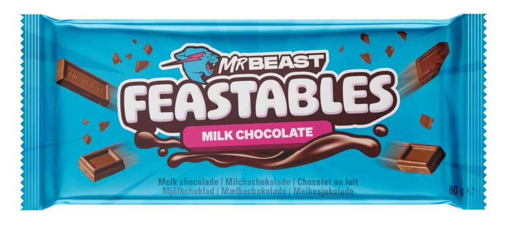 FEASTTABLES MR BEAST MİLK CHOCOLATE 60 GR