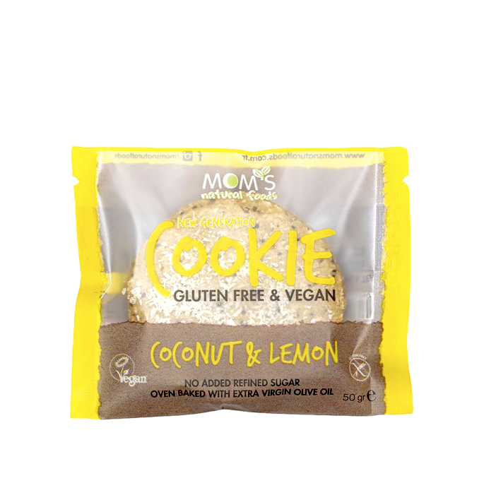 MOMS LEMON & COCONUT COOKIES 50 G