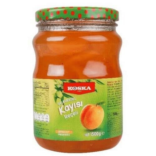 KOSKA 1500 GR KAYISI REÇELİ CAM 