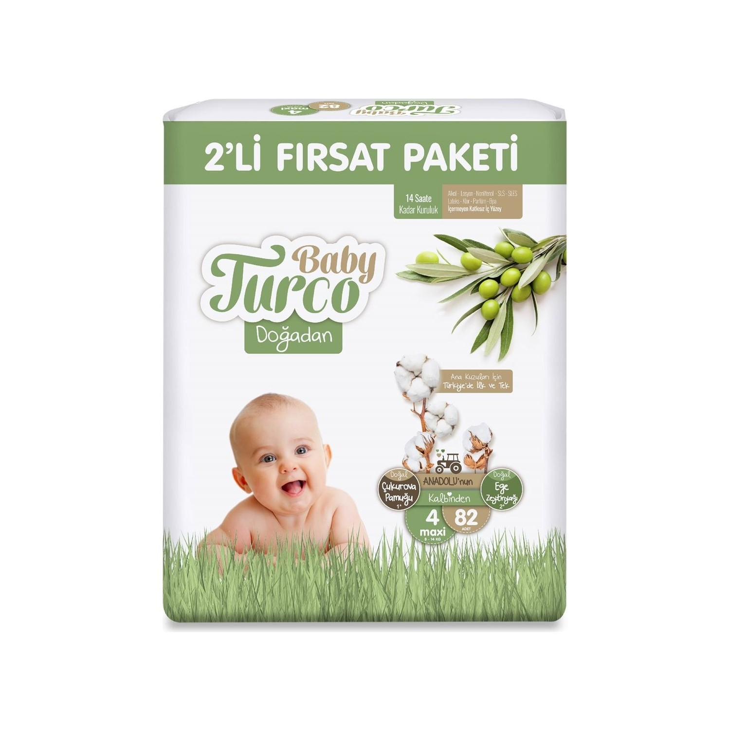 4-BABY TURCO DOĞ.2 Lİ FIRSAT 8-14 KG MAXI NO:4