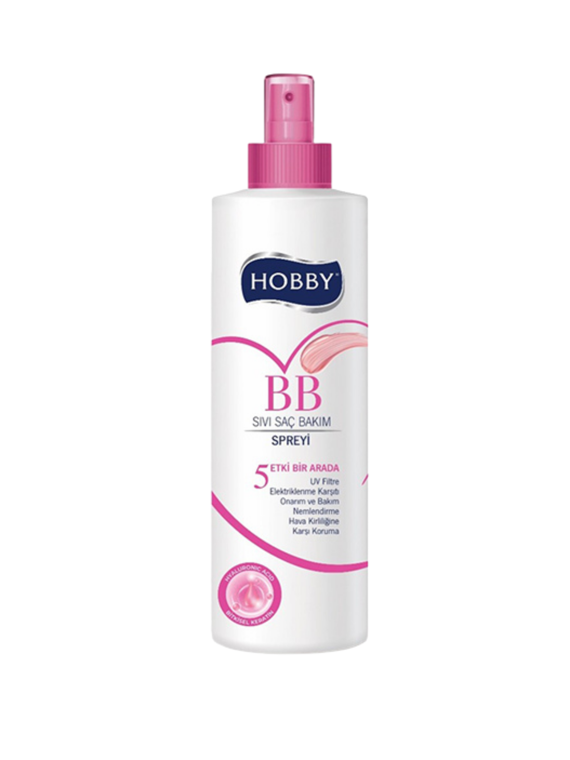 HOBBY BB 5 ETKİLİ GAZSIZ SAÇ SPREYİ  250ML