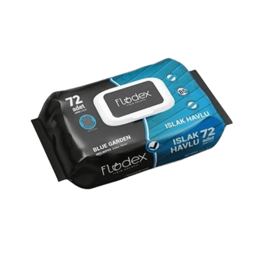 FLODEX ISLAK HAVLU 72 Lİ- BLUE GARDEN 