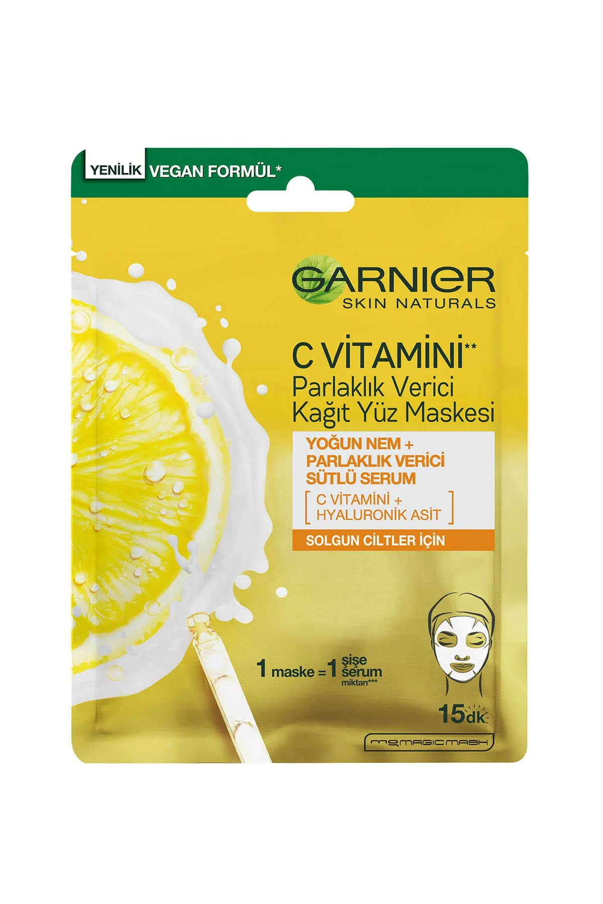 GARNIER 966 C VİTAM. PARL. VERİCİ MASKE