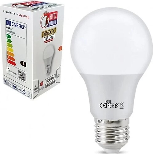 HOROZ EKOLA 9 WATT LED AMPUL 4200K