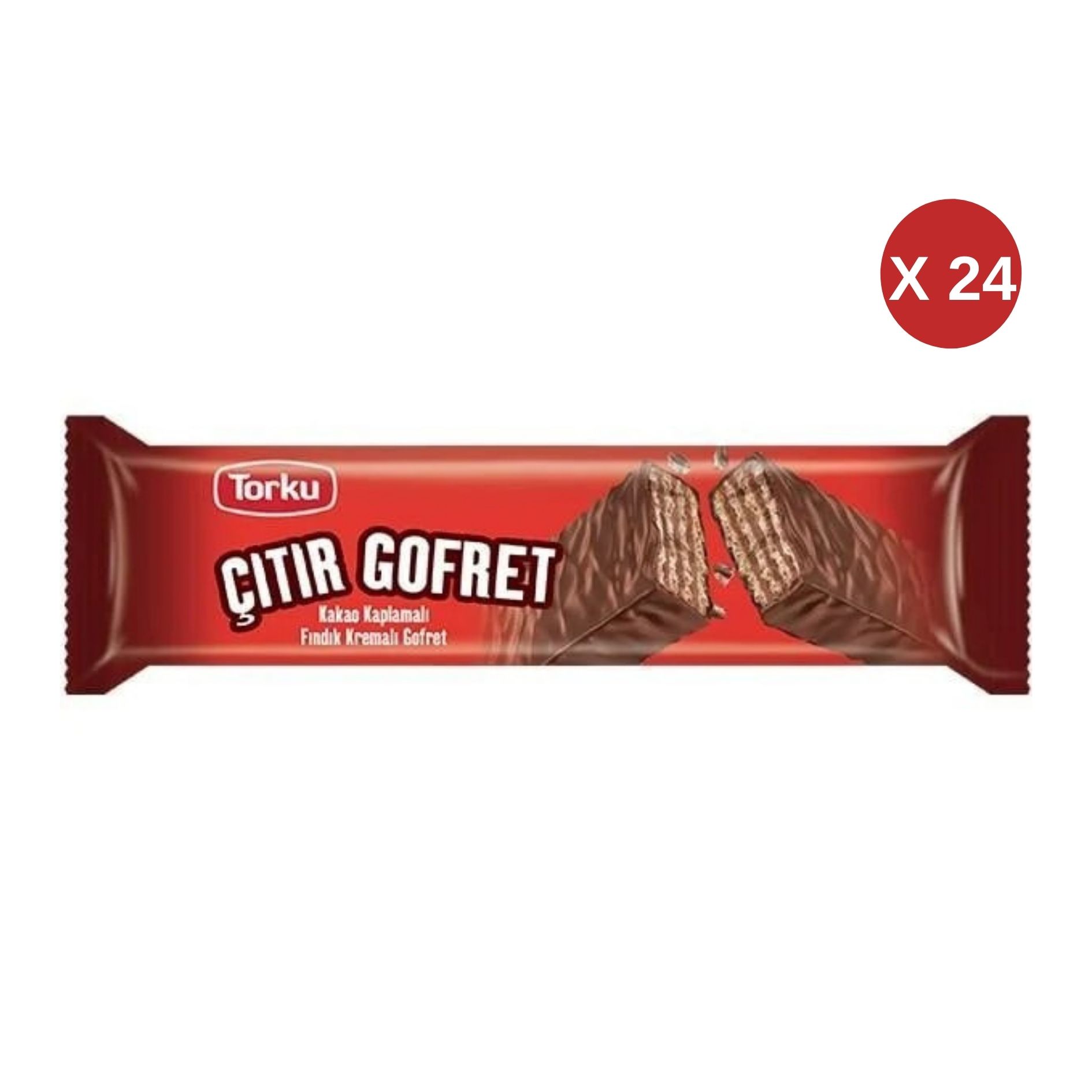 TORKU ÇİKOLATALI GOFRET 30 GR (24 ADET)