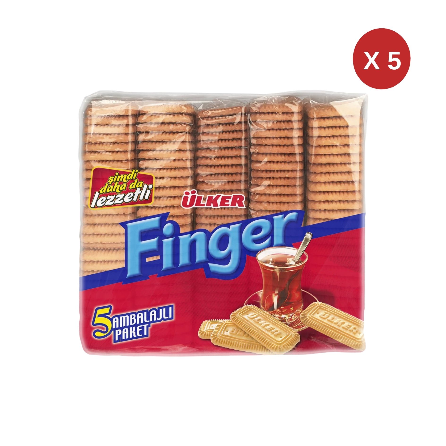 ÜLKER FİNGER BİSKÜVİ 750 GR ( 5 ADET ) 