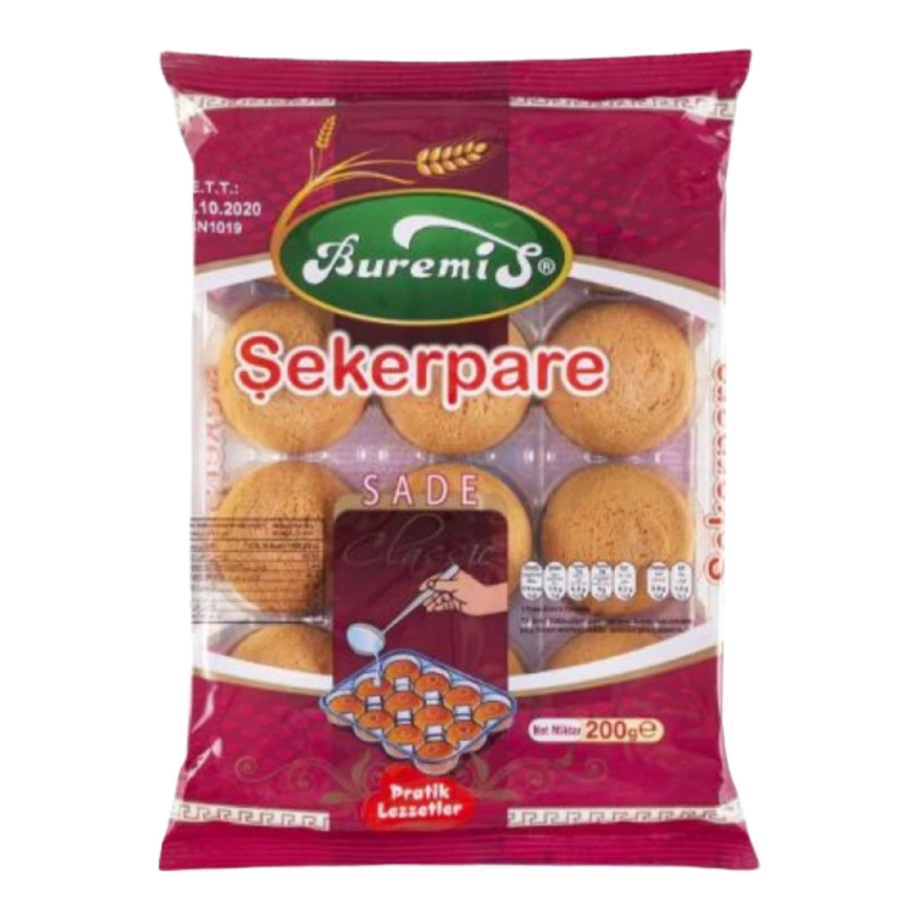 BUREMİS ŞEKERPARE 200 GR