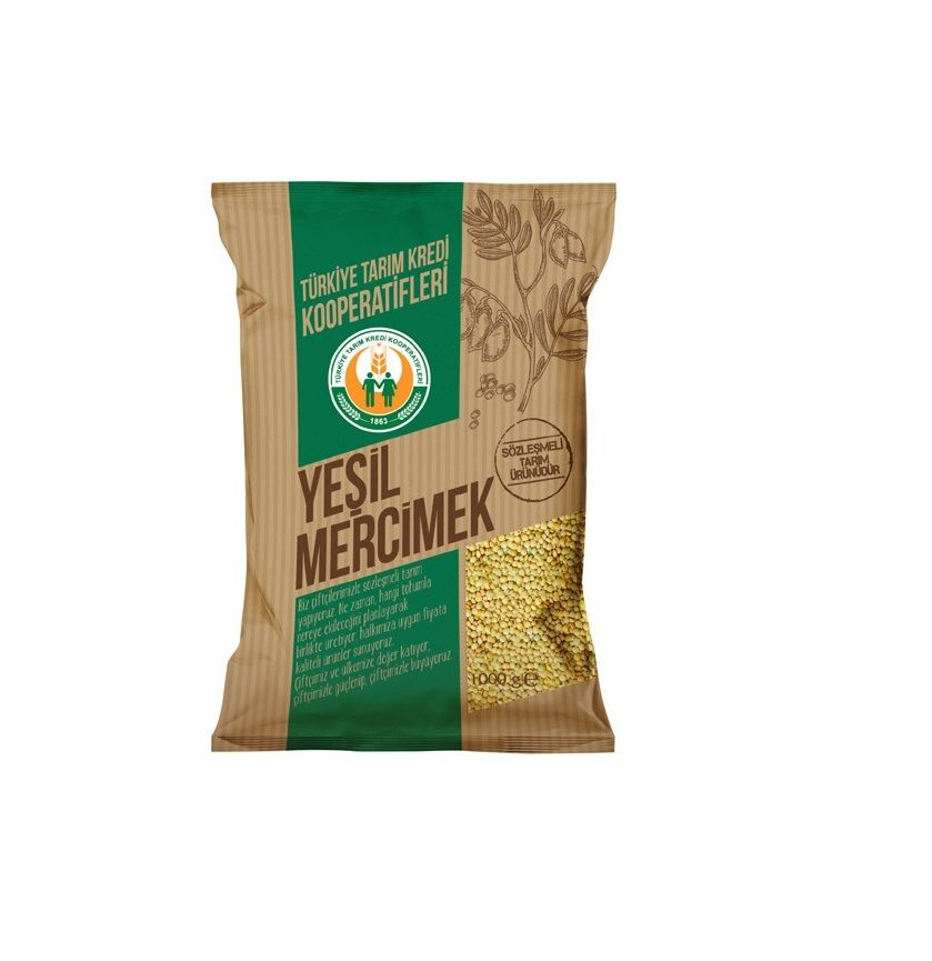 TK YESIL MERCIMEK 6 MM 1 KG