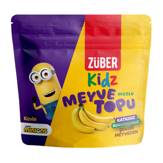  ZÜBER Kidz Muzlu Meyve Topu 42gr
