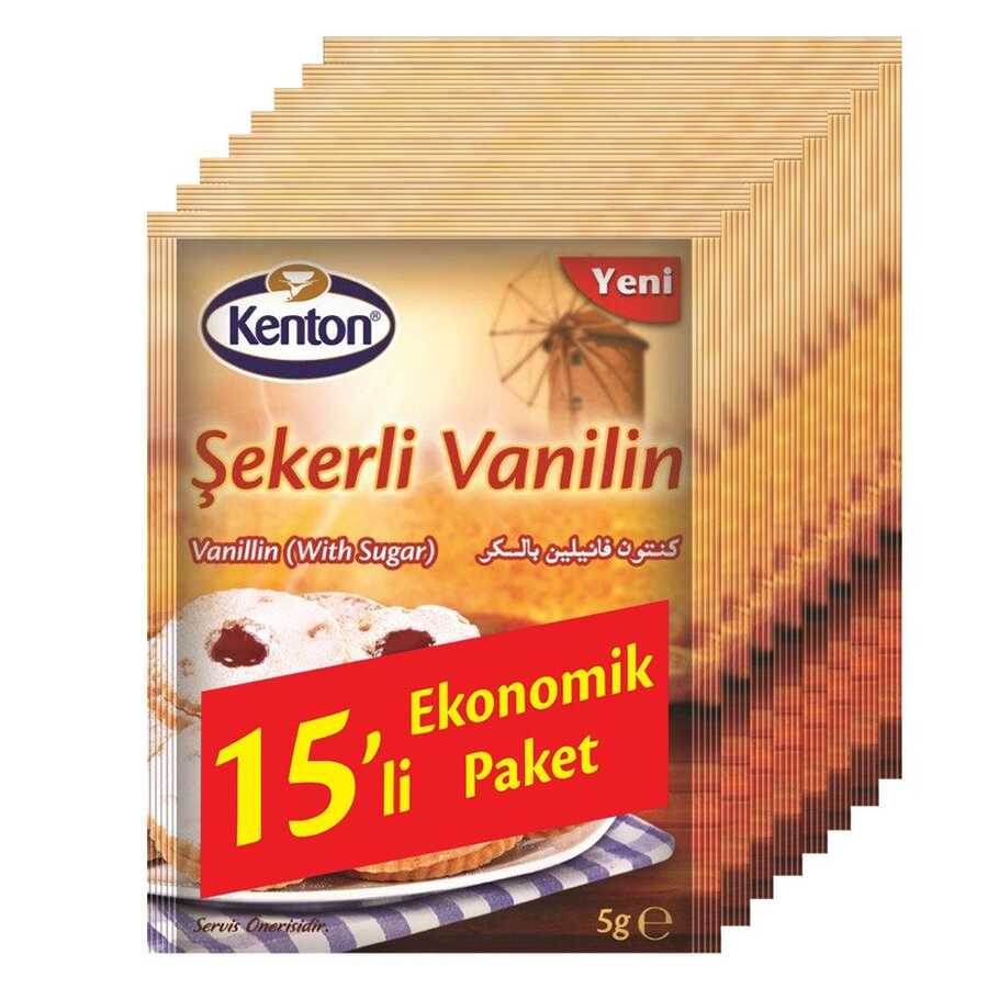 KENTON ŞEKERLİ VANİLİN 15 Lİ