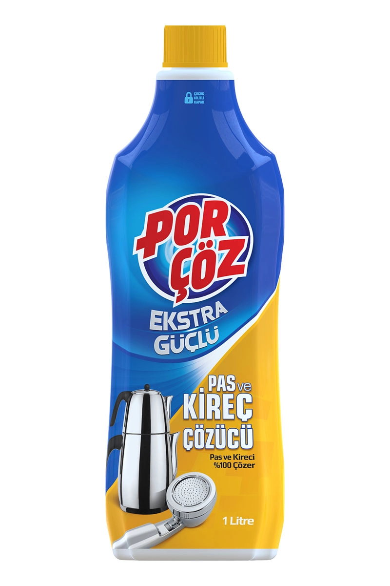 PORÇÖZ KİREÇ VE PAS ÇÖZÜCÜ 1.000 ML