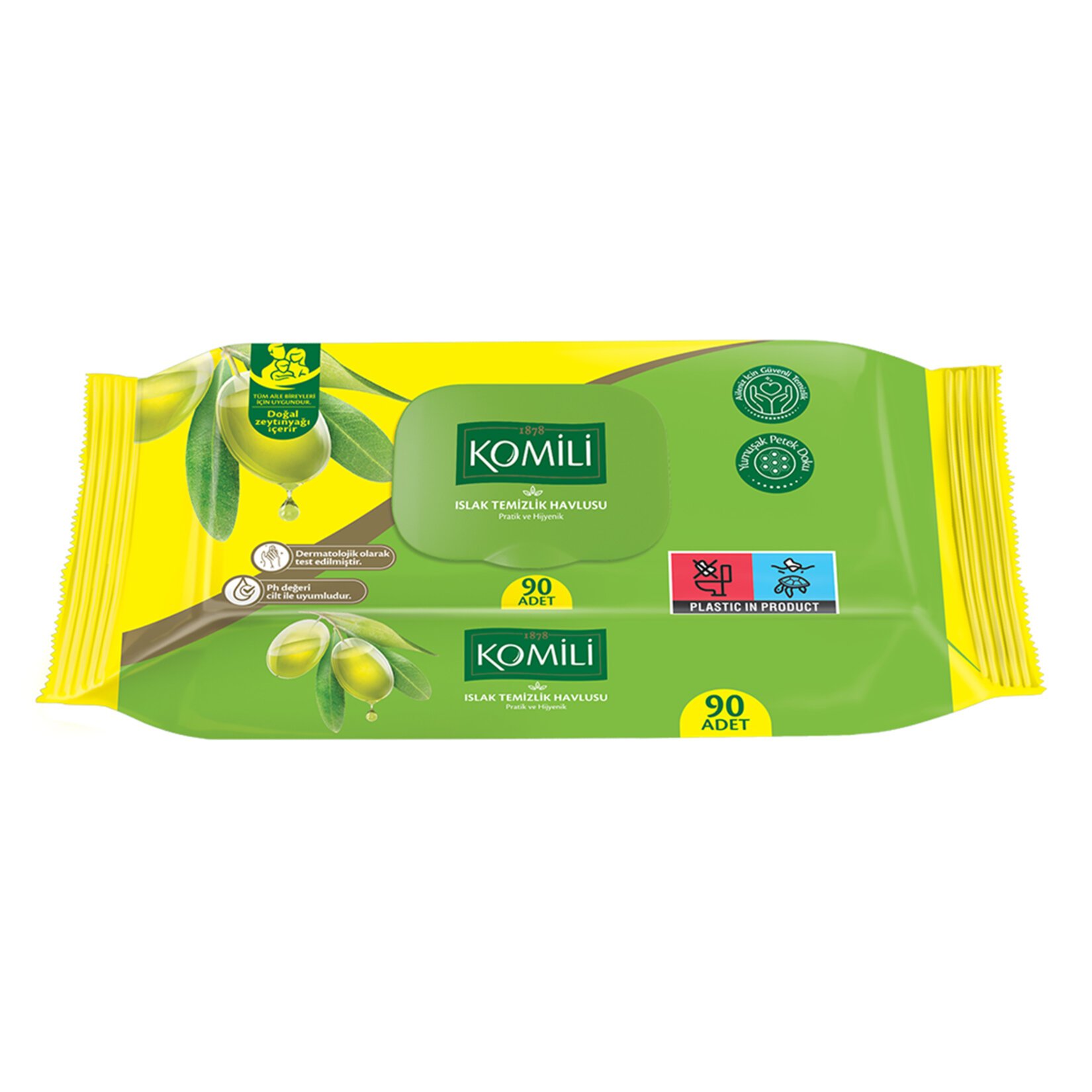 KOMİLİ ISLAK HAVLU 90 LI ZEYTİN 