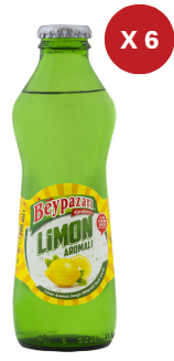 BEYPAZARI MEYVELİ MADEN SUYU/LİMON 6 ADET