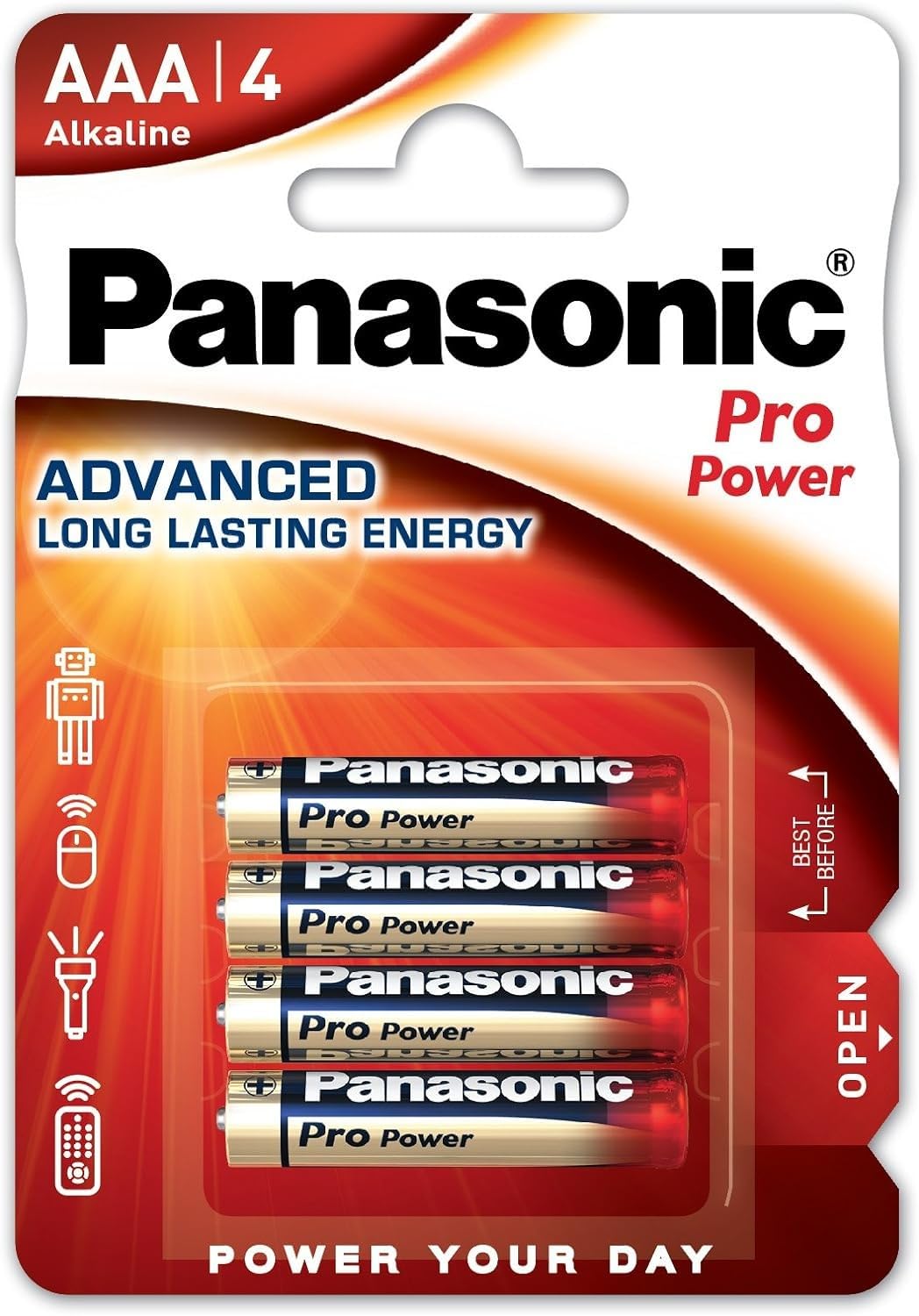 LR03PPG/4BP PANASONİC ALKALİN PRO POWER İNCE PİL