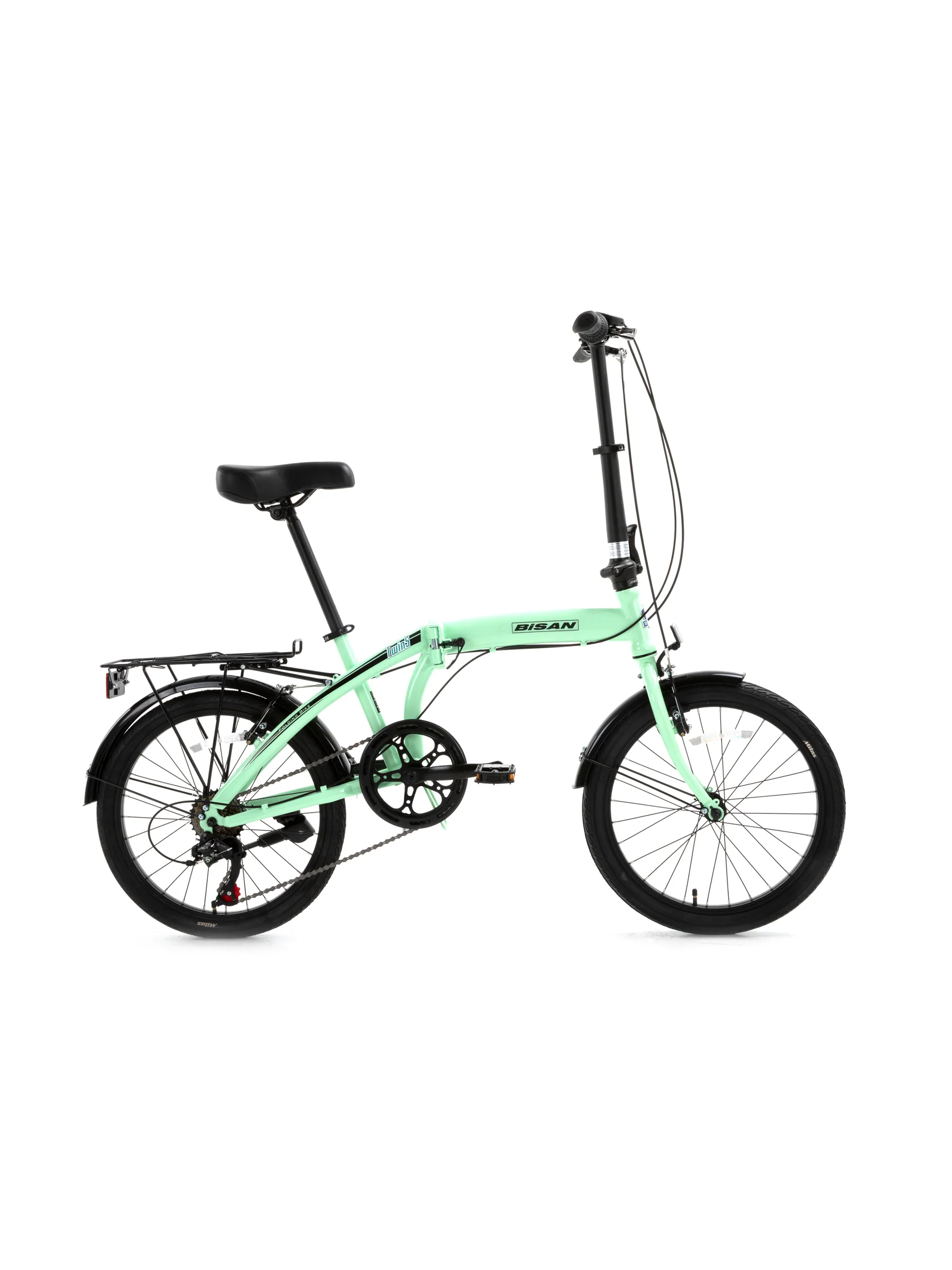 BİSAN TWIN-S KATLANIR BİSİKLET 20 JANT MİNT YEŞİL 