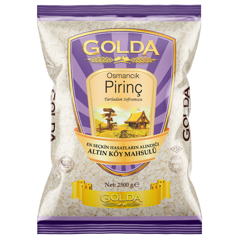 GOLDA OSMANCIK PİLAVLIK PİRİNÇ 2.5 KG