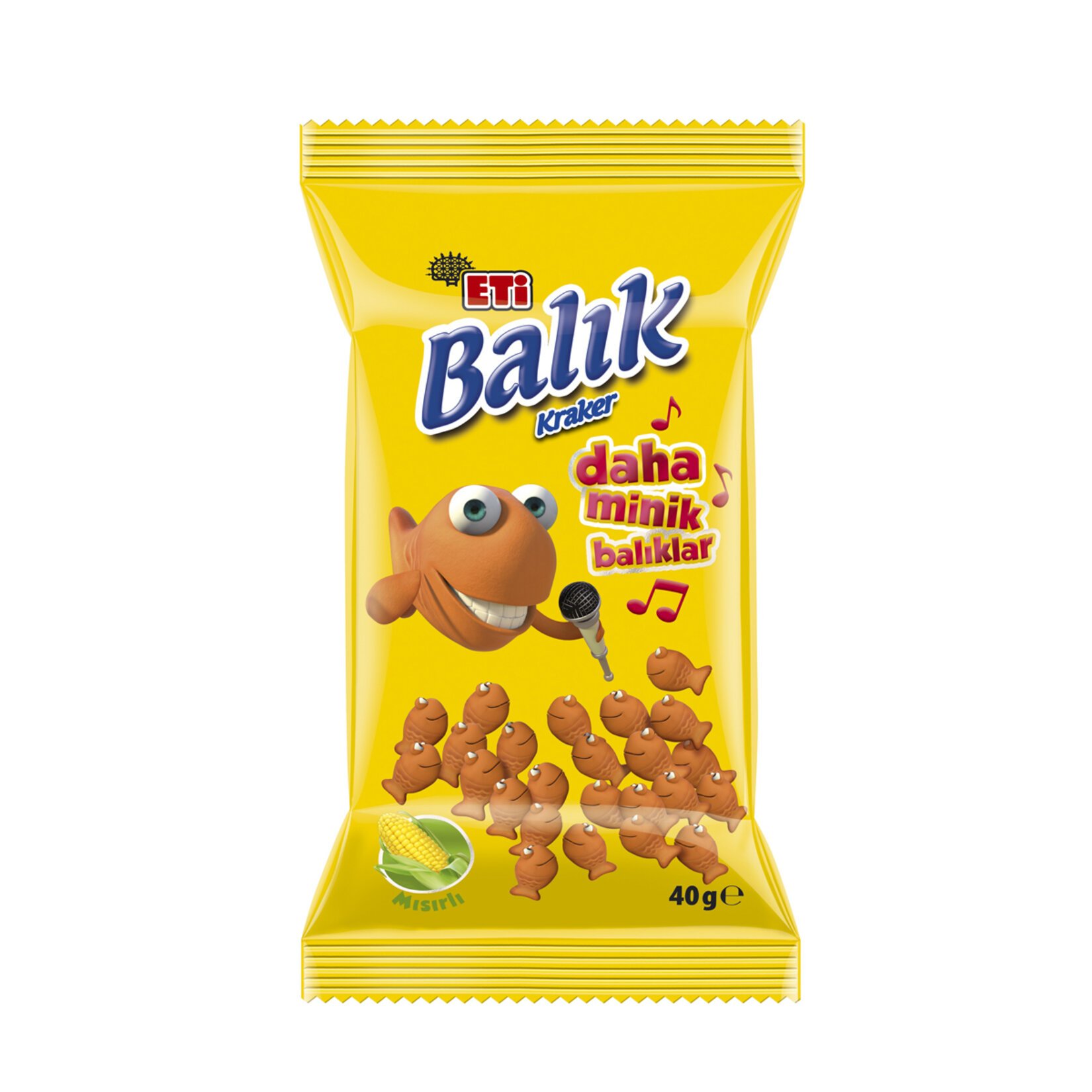 ETİ BALIK KRAKER MISIRLI 40 GR
