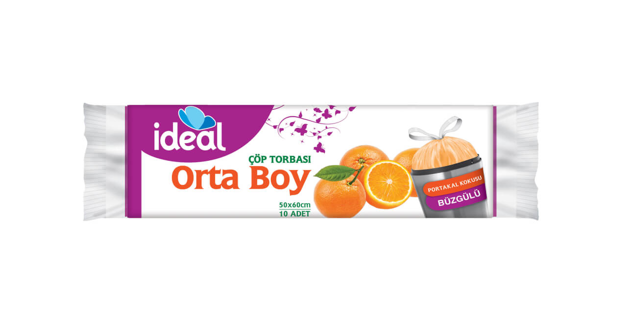İDEAL BÜZGÜLÜ PORTAKAL KOKL.ORTA BOY 10'LU