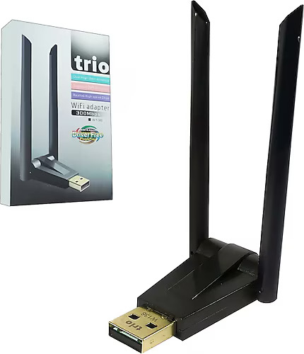 TRİO  W136 ÇİFT ANTENLİ USB WİRELESS ANTENLİ 300MB