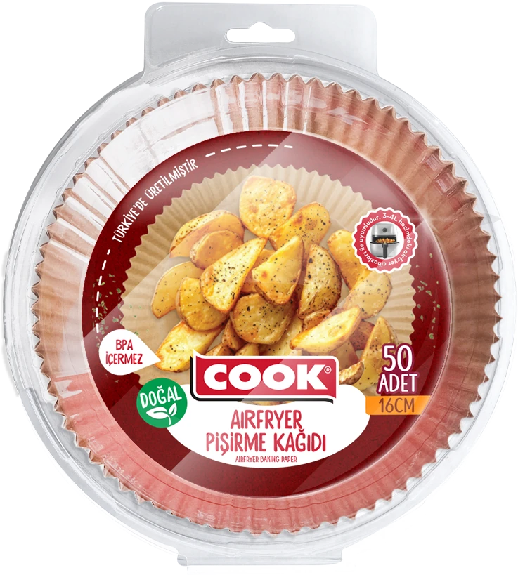 COOK AİRFRYER PİŞİRME KAĞIDI 16CM 