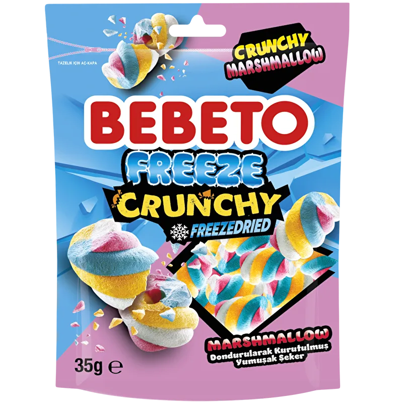 Bebeto Freeze Crunchy Marshmallow 35 Gr. 